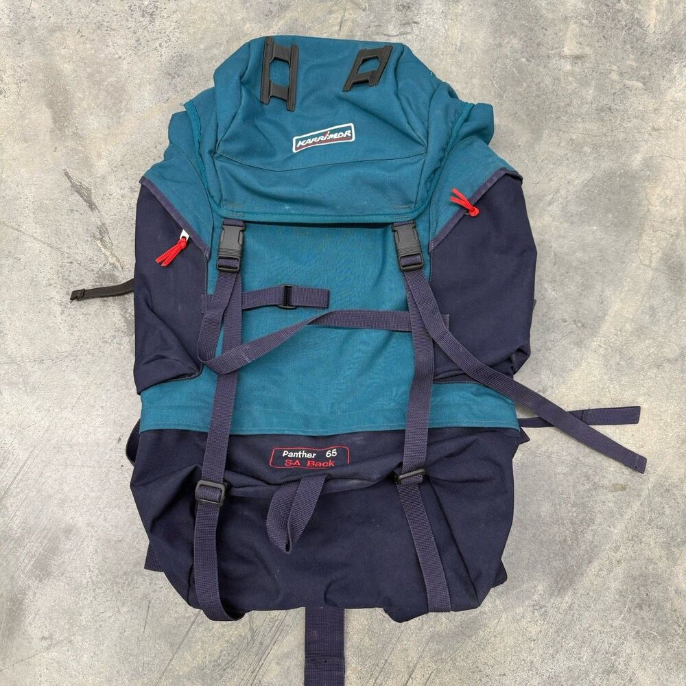 Vtg Karrimor Panther 65L SA Back Rucksack Backpack Hiking Camping Outdoors VGC